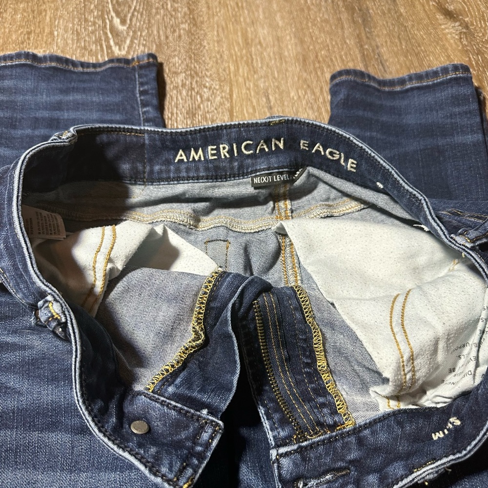 American Eagle Next Level Men’s Blue Denim Jeans - Picture 3 of 4